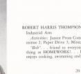 Robert Thompson will Join the Service
